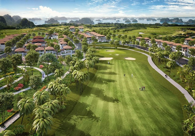 Biệt thự đồi view s&acirc;n golf tại FLC Grand Villa Halong