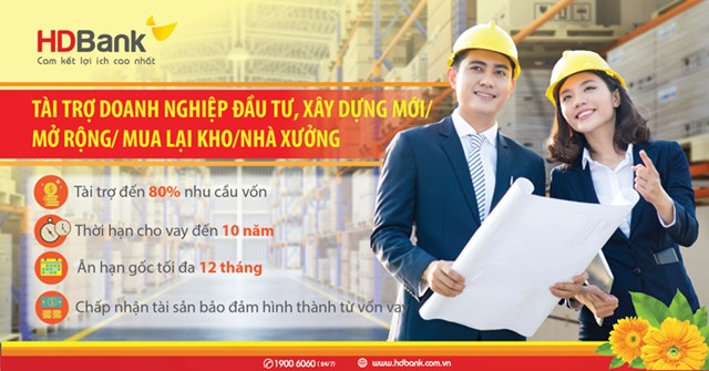 HDBank lu&ocirc;n đi c&ugrave;ng kh&aacute;ch h&agrave;ng v&agrave; nắm bắt kế hoạch kinh doanh.