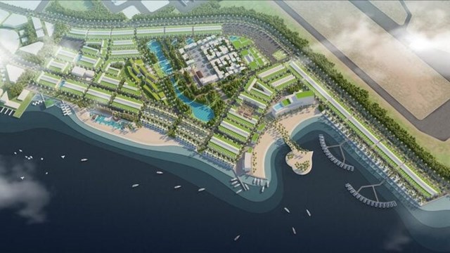 Phối cảnh dự &aacute;n Cam Ranh City Gate do C&ocirc;ng ty Du thuyền Cam Ranh l&agrave;m chủ đầu tư.