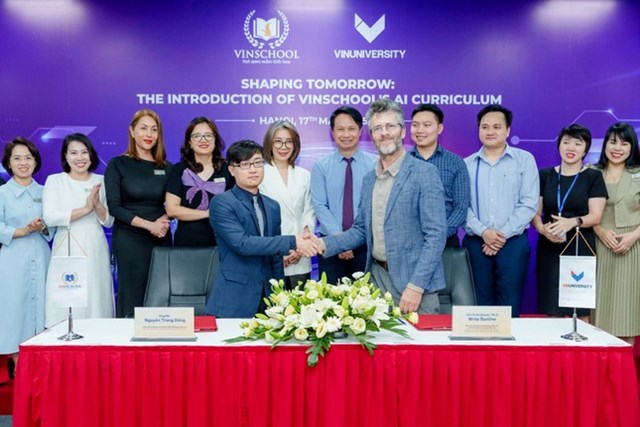 Vinschool triển khai chương tr&#236;nh gi&#225;o dục tr&#237; tuệ nh&#226;n tạo to&#224;n diện từ mầm non đến lớp 12 - Ảnh 1