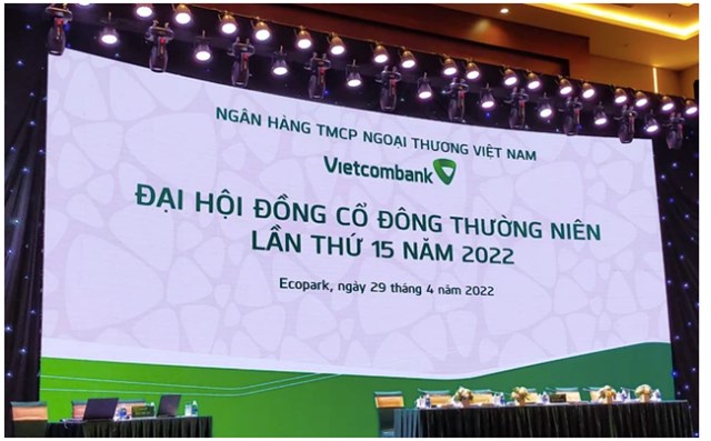 Đại hội đồng cổ đồng thường ni&ecirc;n năm 2022 của Vietcombank.