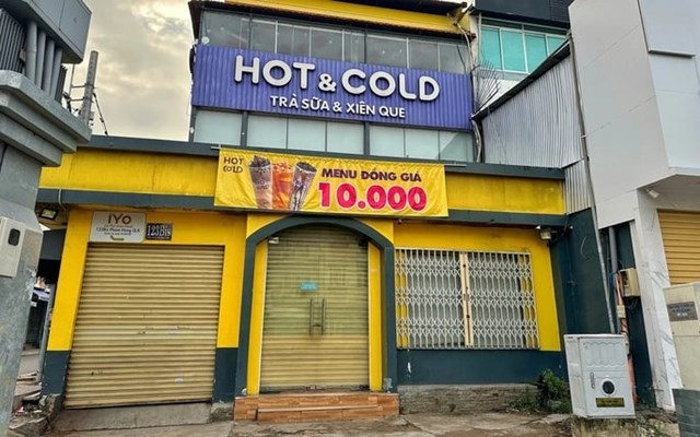 Thương hiệu tr&agrave; sữa Hot&amp;Cold.