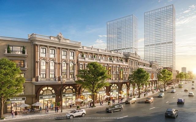 Những căn nh&agrave; phố mang hơi thở của những cung điện ch&acirc;u &Acirc;u rực rỡ v&agrave; tr&aacute;ng lệ. &nbsp;