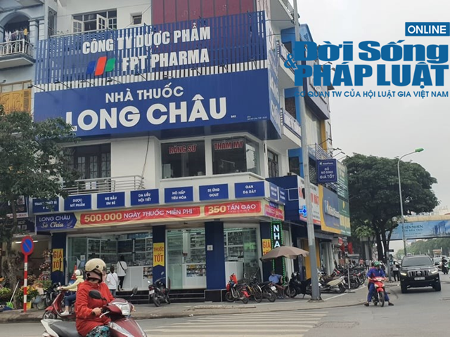 Nh&agrave; thuốc Long Ch&acirc;u, số 25 Trần Duy Hưng, quận Cầu Giấy.