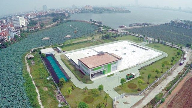 Dự án Xử lý nước thải Hồ Tây có công suất 33.000 m3/ngày của Phú Điền.  