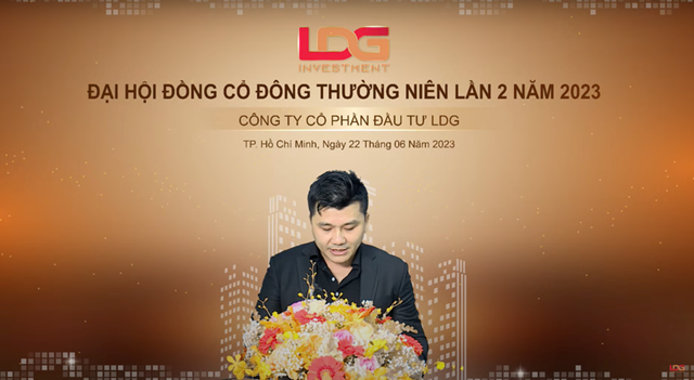 Đại hội đồng cổ đ&ocirc;ng năm 2023 lần 2 LDG tổ chức chiều 22/6 kh&ocirc;ng th&agrave;nh c&ocirc;ng.