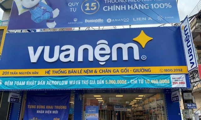 Cửa h&agrave;ng Vua Nệm