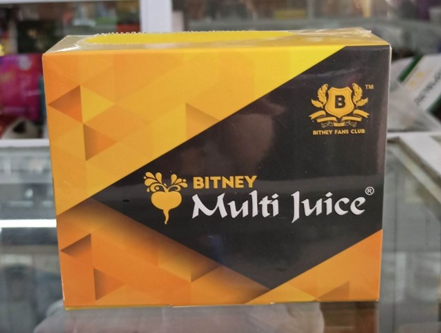 Sản phẩm nước tr&aacute;i c&acirc;y Multi Juice của Bitney.