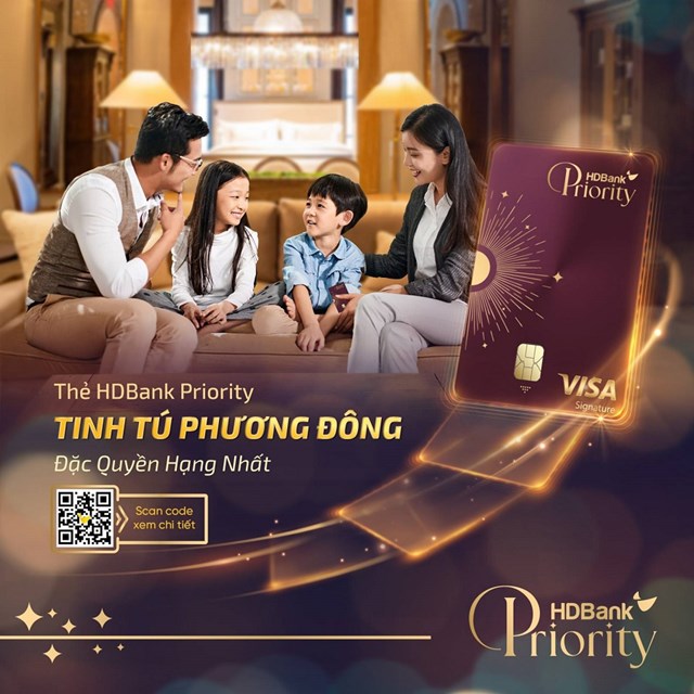 hẻ t&iacute;n dụng HDBank Priority &ndash; Tinh T&uacute; Phương Đ&ocirc;ng