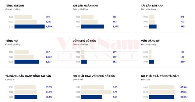 Tổng quan t&agrave;i ch&iacute;nh của X&acirc;y lắp Hải Long. (Ảnh: Nghi Xu&acirc;n)