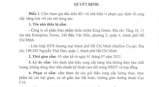 Li&ecirc;n minh Hợp t&aacute;c x&atilde; Thương mại TP. HCM (SaiGon Co.op) cung cấp h&agrave;ng ho&aacute; kh&ocirc;ng đảm bảo chất lượng, kh&ocirc;ng đ&uacute;ng theo ti&ecirc;u chuẩn kỹ thuật cam kết.