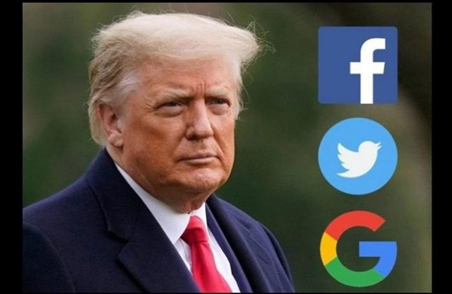 Cựu Tổng thống Mỹ Donald Trump kiện loạt mạng x&atilde; hội Facebook, Twitter v&agrave; Google.