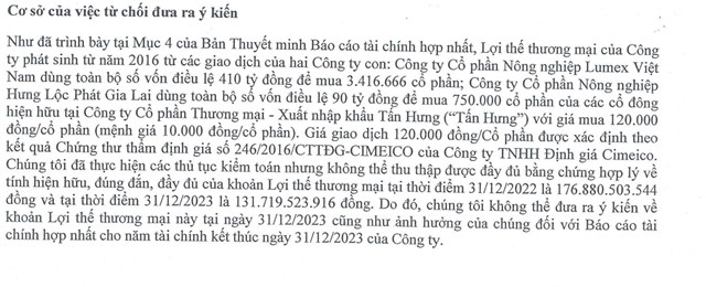 B&aacute;o c&aacute;o kiểm to&aacute;n năm 20023