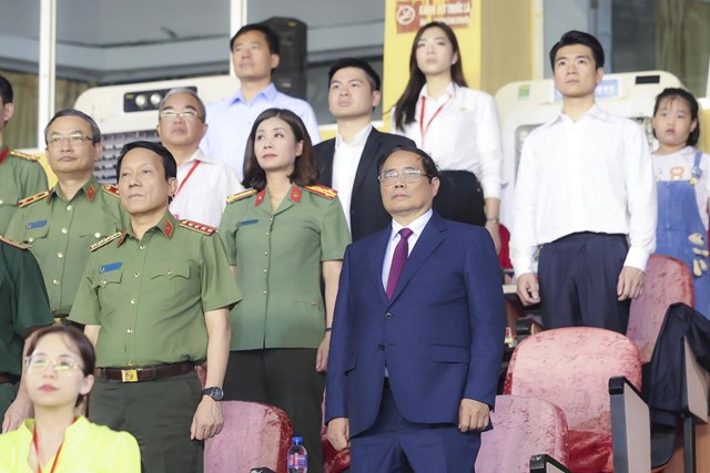 Thể thao gắn kết – văn h&#243;a tỏa s&#225;ng: Lễ khai mạc Giải b&#243;ng đ&#225; C&#244;ng an, Cảnh s&#225;t c&#225;c nước ASEAN mở rộng 2025 g&#226;y ấn tượng mạnh - Ảnh 1