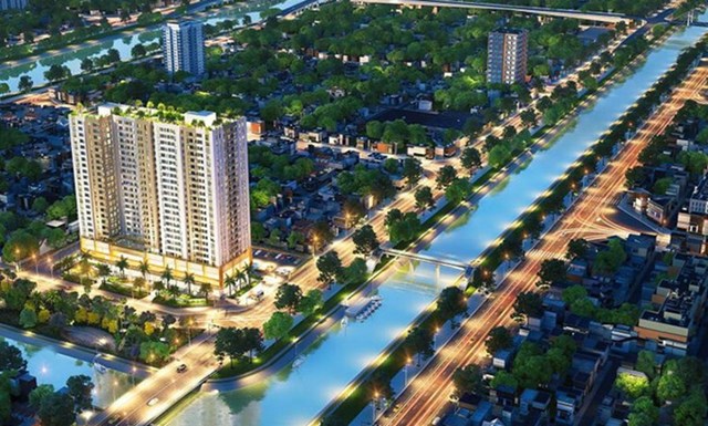 Phối cảnh dự &aacute;n Căn hộ Chung cư Aurora Residences Quận 8 do DRH Holdings ph&aacute;t triển