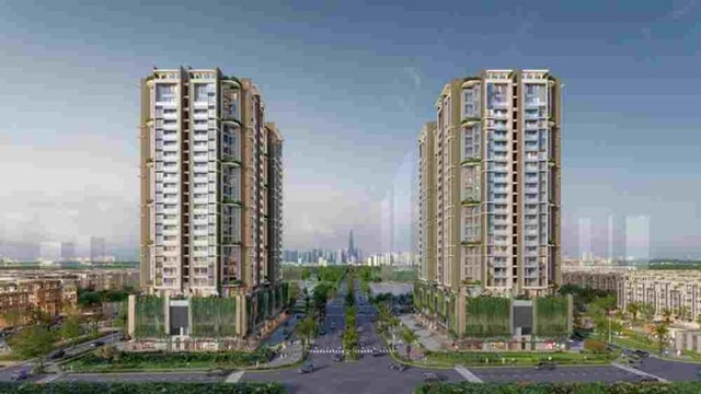 Vị tr&iacute; độc t&ocirc;n ngay giao điểm hai mặt tiền đường lớn Đỗ Xu&acirc;n Hợp &ndash; Li&ecirc;n Phường của Masteri Grand View.