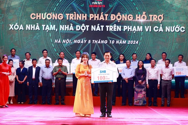 SHB lu&ocirc;n tận t&acirc;m đồng h&agrave;nh c&ugrave;ng c&aacute;c hoạt động an sinh x&atilde; hội khắp cả nước.