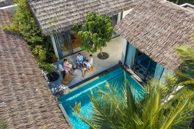 New World Phu Quoc Resort được thiết kế theo phong c&aacute;ch l&agrave;ng biển độc đ&aacute;o.