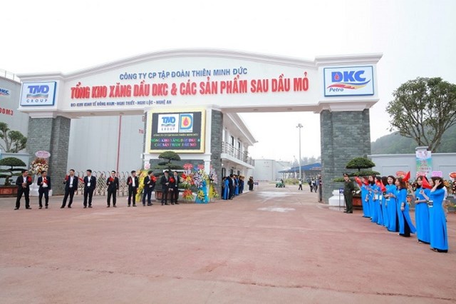 Tổng kho xăng dầu DKC tại x&atilde; Nghi Thiết, huyện Nghi Lộc (Nghệ An).