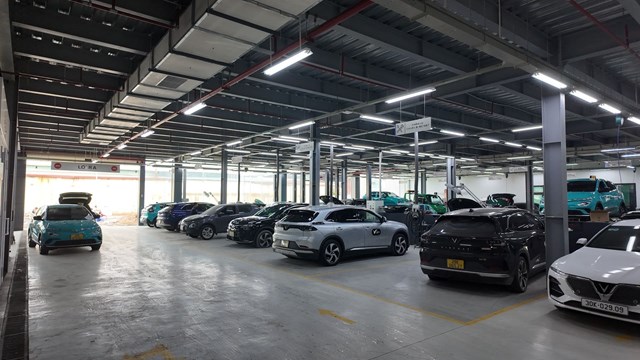 Với diện t&iacute;ch 8.000m2, VinFast Phan Trọng Tuệ đang l&agrave; cơ sở c&oacute; quy m&ocirc; lớn của VinFast tr&ecirc;n to&agrave;n quốc