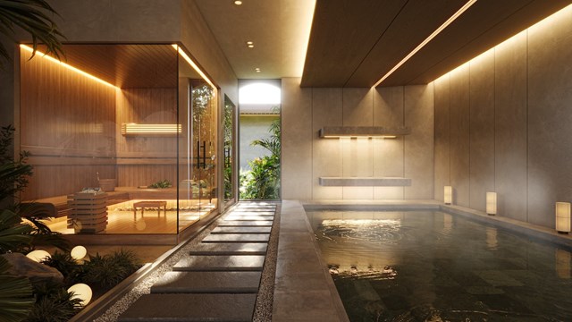 Tổ hợp wellness clubhouse 3.000m2 - nơi chăm s&oacute;c sức khỏe d&agrave;nh cho cư d&acirc;n.