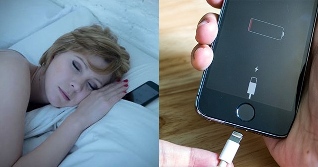 Apple cảnh b&aacute;o người d&ugrave;ng kh&ocirc;ng n&ecirc;n sạc iPhone khi ngủ.