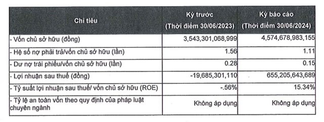 T&igrave;nh h&igrave;nh t&agrave;i ch&iacute;nh b&aacute;n ni&ecirc;n 2024 của&nbsp;C&ocirc;ng ty cổ phần GreenFeed Việt Nam.