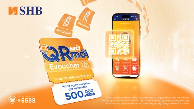 Nhận ngay E-voucher trị gi&#225; tới 500.000 VNĐ khi nhận tiền qua QRCode SHB - Ảnh 2