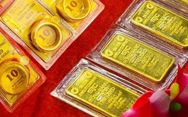 Gi&aacute; v&agrave;ng trong nước lại thiết lập mức đỉnh mới.