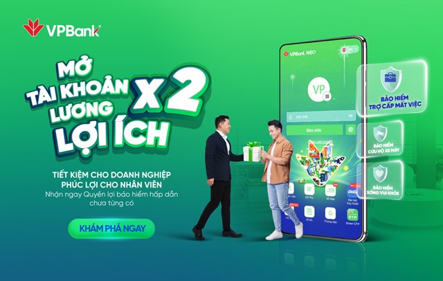 Sử dụng g&oacute;i dịch vụ trả lượng Payroll của VPBank để gia tăng ph&uacute;c lợi cho nh&acirc;n vi&ecirc;n, gi&uacute;p người lao động y&ecirc;n t&acirc;m gắn b&oacute; v&agrave; cống hiến cho doanh nghiệp