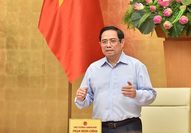 Thủ tướng Ch&iacute;nh phủ Phạm Minh Ch&iacute;nh - Ảnh: VGP