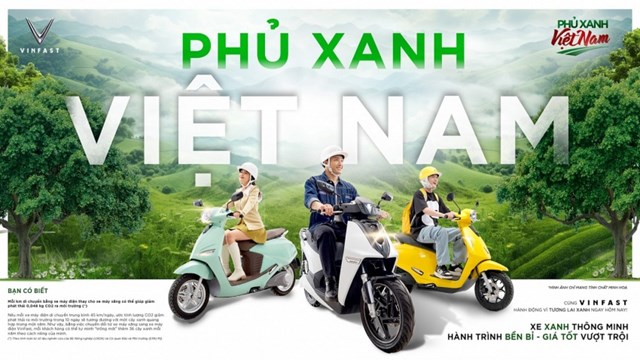 VinFast triển khai chương tr&#236;nh “phủ xanh Việt Nam” - ưu đ&#227;i tới 12 triệu đồng cho kh&#225;ch h&#224;ng chuyển đổi xanh sang xe m&#225;y điện - Ảnh 1