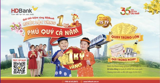 Trước thềm đại lễ 30/4, HDBank tìm ra chủ nhân 1 ký vàng SJC và 16 khách hàng trúng thưởng - Ảnh 1