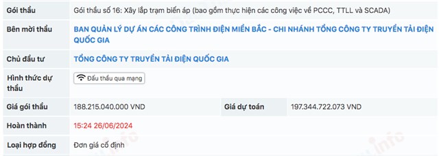 VINAINCON trong vai tr&ograve; li&ecirc;n danh tr&uacute;ng g&oacute;i thầu trị gi&aacute; gần 200 tỷ đồng