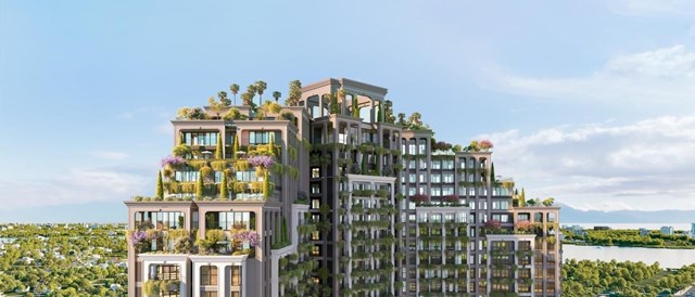 Central Park Residences sẽ đưa 520 khu vườn l&ecirc;n cao.