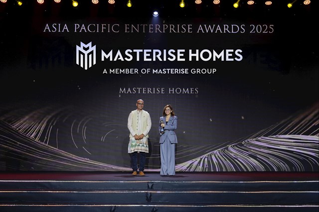 Masterise Homes được vinh danh &ldquo;Inspirational Brand Award&rdquo; nhờ h&agrave;nh tr&igrave;nh truyền cảm hứng sống chuẩn quốc tế tại Việt Nam