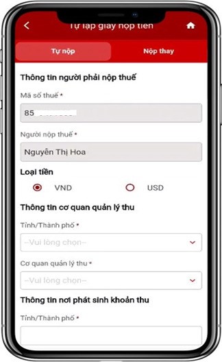 Hướng dẫn c&#225;ch tự nộp thuế tr&#234;n eTax Mobile - Ảnh 2