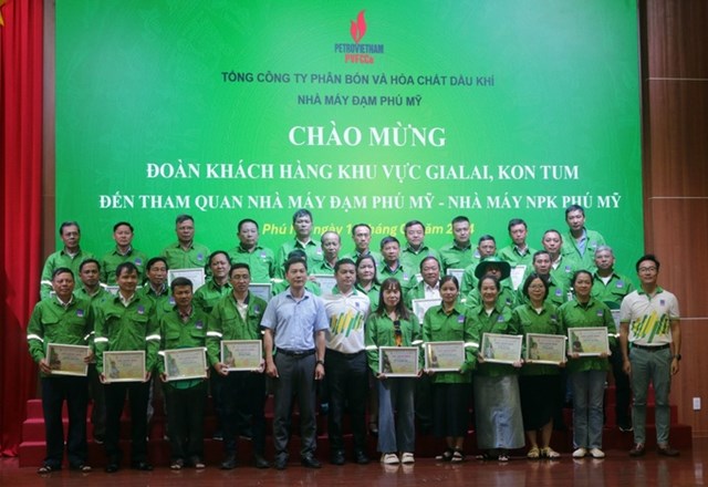 Đo&#224;n L&#227;nh đạo c&#225;c c&#244;ng ty, n&#244;ng trường C&#224; Ph&#234; khu vực Gia Lai – Kon tum tham quan nh&#224; m&#225;y Đạm Ph&#250; Mỹ - Ảnh 4