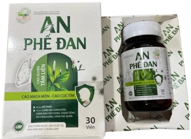 Sản phẩm An Phế Đan kh&ocirc;ng c&oacute; t&ecirc;n trong danh mục thuốc được cấp số đăng k&yacute; lưu h&agrave;nh tại Việt Nam.
