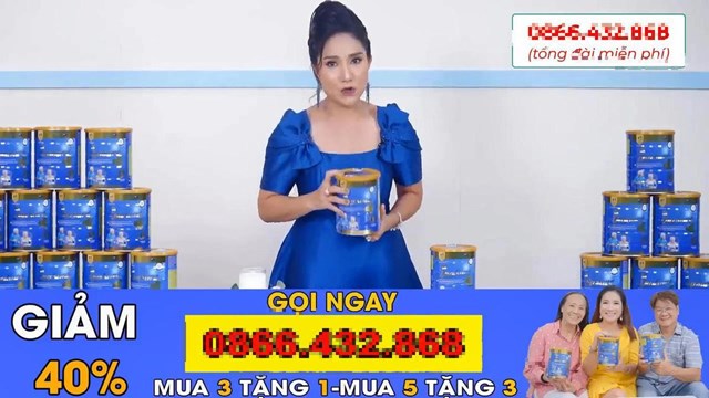 Sản phẩm C&aacute;t Tường quảng c&aacute;o kh&ocirc;ng đ&uacute;ng sự thật. Nghệ sĩ sẵn s&agrave;ng đối diện với vấn đề v&agrave; xin lỗi kh&aacute;n giả. Ảnh: chụp m&agrave;n h&igrave;nh