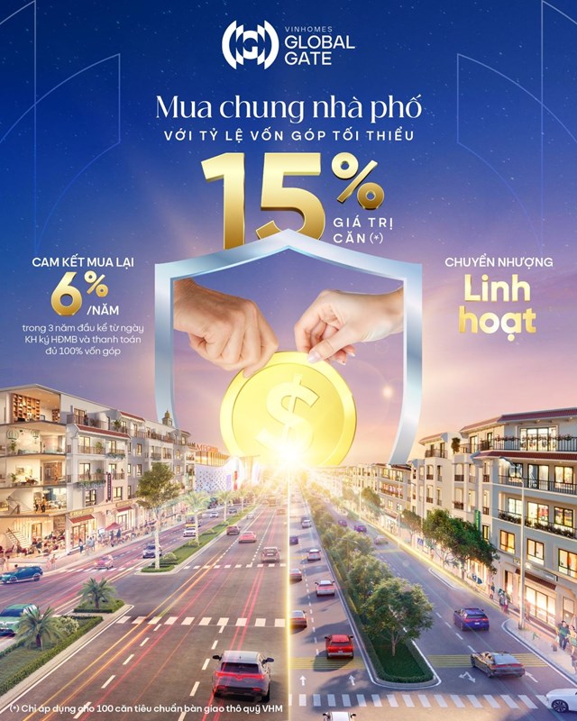 Ch&iacute;nh s&aacute;ch &ldquo;Mua chung&rdquo; tại Vinhomes Global Gate mang t&iacute;nh đột ph&aacute;, hiếm c&oacute; tr&ecirc;n thị trường. &nbsp;