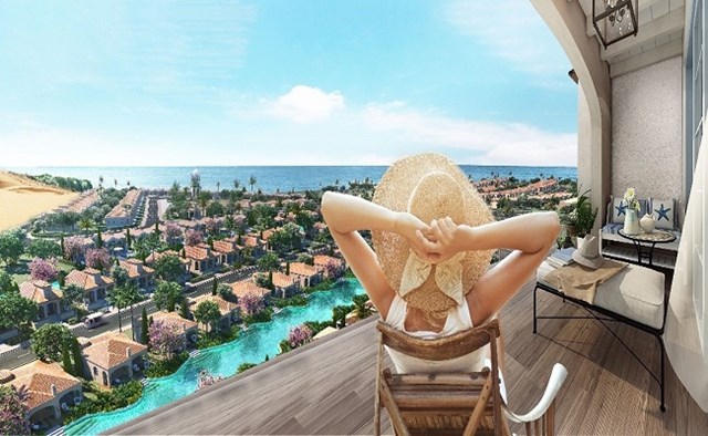 Tuyệt t&aacute;c nghỉ dưỡng NovaHills Mui Ne Resort &amp; Villas mang vẻ đẹp của đồi vịnh biển.