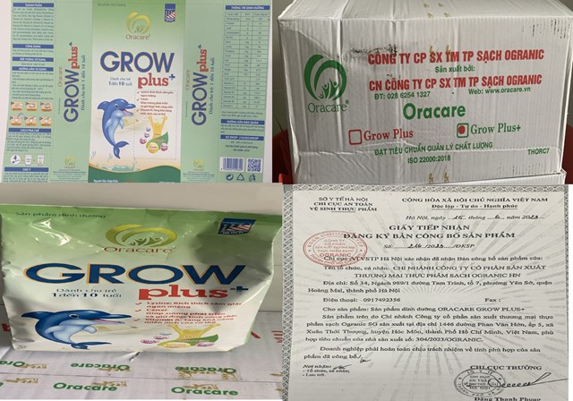 Do&agrave;ng sản phẩm Oracare Grow Plus đang được một số trường học tại H&agrave; Tĩnh &aacute;p dụng "d&ugrave;ng thử" v&agrave;o bữa ăn dinh dưỡng cho c&aacute;c học sinh mầm non...