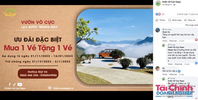 Điểm du lịch Vườn V&ocirc; Cực hoạt động kinh doanh b&aacute;n v&eacute; thu lời một khoản tiền rất lớn nhưng kh&ocirc;ng nộp thuế, g&acirc;y thất tho&aacute;t cho ng&acirc;n s&aacute;ch nh&agrave; nước.