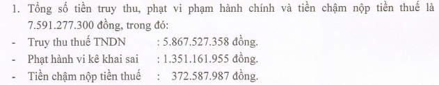 Nhựa B&#236;nh Minh bị truy thu v&#224; phạt gần 7,6 tỷ đồng tiền thuế - Ảnh 1