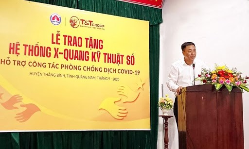 Tập đo&#224;n T&amp;T Group trao tặng hệ thống X-Quang kỹ thuật số hỗ trợ cho huyện Thăng B&#236;nh (tỉnh Quảng Nam) ph&#242;ng chống dịch COVID-19 - Ảnh 2