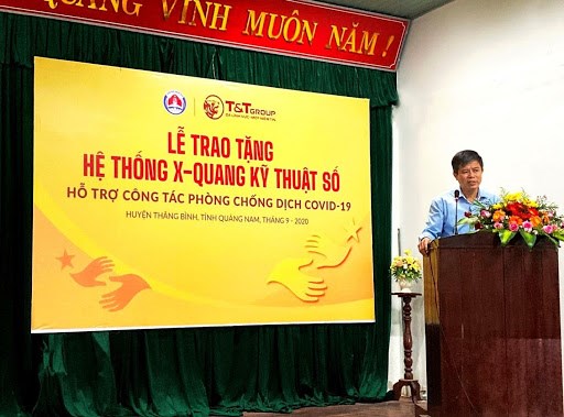 Tập đo&#224;n T&amp;T Group trao tặng hệ thống X-Quang kỹ thuật số hỗ trợ cho huyện Thăng B&#236;nh (tỉnh Quảng Nam) ph&#242;ng chống dịch COVID-19 - Ảnh 3
