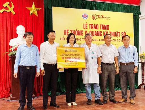 Tập đo&#224;n T&amp;T Group trao tặng hệ thống X-Quang kỹ thuật số hỗ trợ cho huyện Thăng B&#236;nh (tỉnh Quảng Nam) ph&#242;ng chống dịch COVID-19 - Ảnh 1