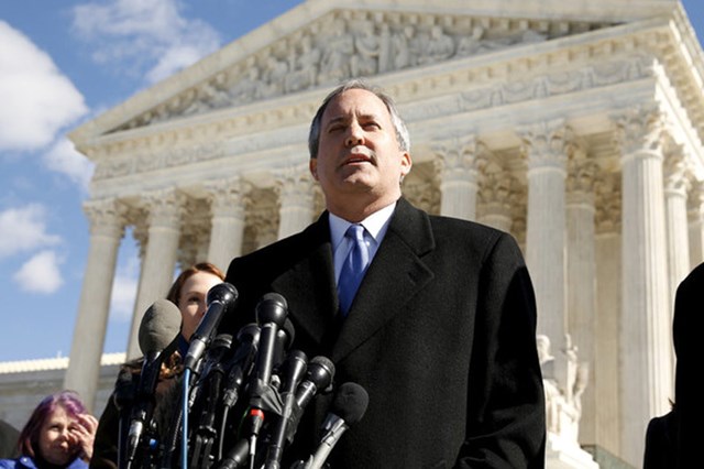 Tổng chưởng l&yacute; bang Texas Ken Paxton. Ảnh: Reuters &nbsp;