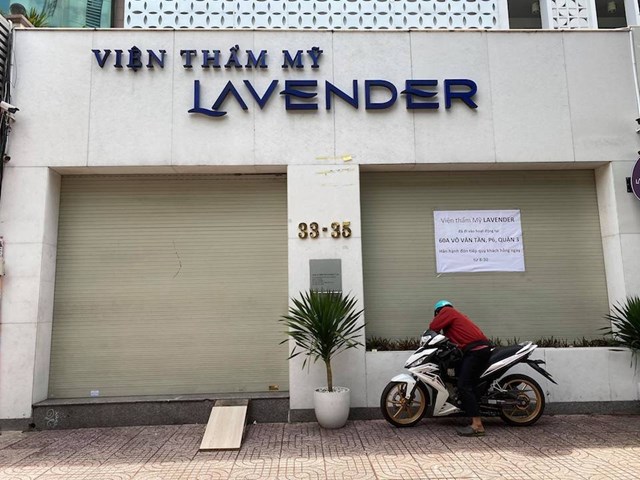 Th&ocirc;ng b&aacute;o chuyển trụ sở từ B&agrave; Huyện Thanh Quan về V&otilde; Văn Tần của thẩm mỹ viện Lavender By Chang. &nbsp;